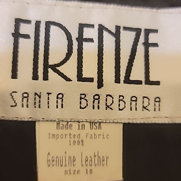 Firenze vintage leather skirt size 10 - Picture 7 of 7